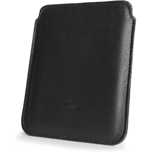 Skórzane etui LURESKO MASTER S na ebook 162x113x9mm (czarny gładki czarna nić)