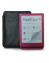 Wholesale LURESKO MASTER S leather case for ebook 162x113x9mm (black smooth with black thread) - LUR67 - {ean13} - Hurt