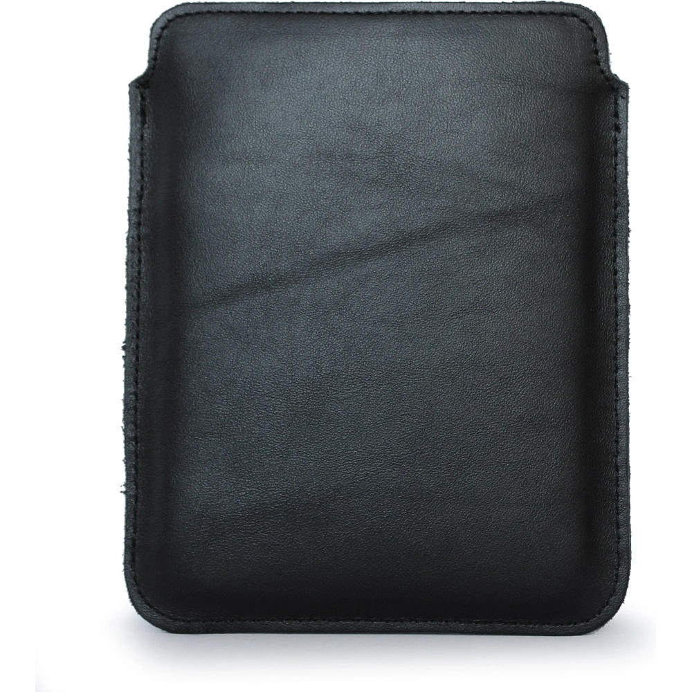Wholesale LURESKO MASTER S leather case for ebook 162x113x9mm (black smooth with black thread) - LUR67 - {ean13} - Hurt
