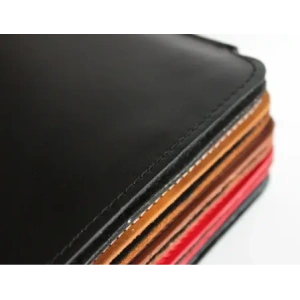 Wholesale LURESKO MASTER S leather case for ebook 162x113x9mm (black smooth with black thread) - LUR67 - {ean13} - Hurt