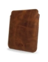 Wholesale LURESKO MASTER S leather case for ebook 162x113x9mm (vintage brown with white thread) - LUR68 - {ean13} - Hurt