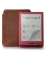 Wholesale LURESKO MASTER S leather case for ebook 162x113x9mm (vintage brown with white thread) - LUR68 - {ean13} - Hurt