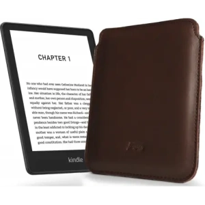 Wholesale LURESKO MASTER S leather case for eBook 162x113x9mm (smooth brown) - LUR69 - {ean13} - Hurt