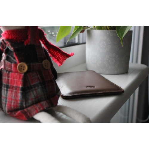 Skórzane etui LURESKO MASTER S na ebook 162x113x9mm (brązowy gładki)