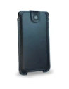 Wholesale LURESKO SOFIJA XXXL leather case universal with strap closure (smooth navy blue with white thread) - LUR72 - {ean13} - Hurt