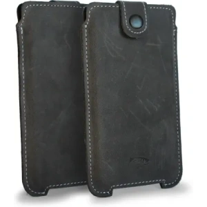 Wholesale LURESKO SOFIJA XXL leather case universal with a strap (gray vintage with white thread) - LUR76 - {ean13} - Hurt