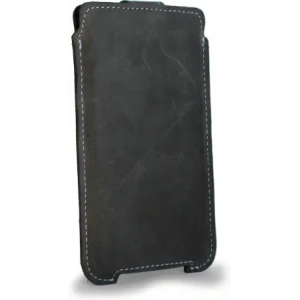 Wholesale LURESKO SOFIJA XXL leather case universal with a strap (gray vintage with white thread) - LUR76 - {ean13} - Hurt