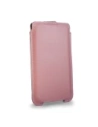 Wholesale LURESKO SOFIJA XXL leather case universal with strap closure (smooth pink with white thread) - LUR77 - {ean13} - Hurt