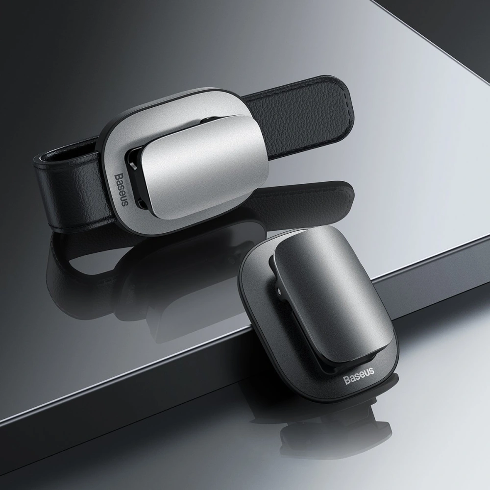 Wholesale Baseus Platinum Vehicle Eyewear Clip (Paste type) (black) - BSU1450BLK - {ean13} - Hurt