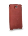 Wholesale LURESKO SOFIJA XXL leather case universal with strap closure (red vintage white thread) - LUR79 - {ean13} - Hurt