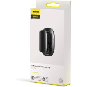 Wholesale Baseus Platinum Vehicle Eyewear Clip (Paste type) (black) - BSU1450BLK - {ean13} - Hurt