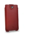 Wholesale LURESKO SOFIJA XXL leather case universal with a strap (red smooth with white thread) - LUR80 - {ean13} - Hurt