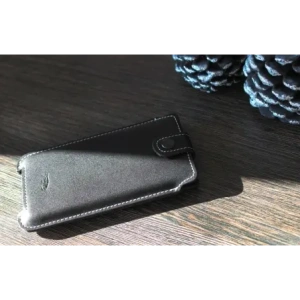 Wholesale LURESKO SOFIJA XXL leather case universal with a strap (red smooth with white thread) - LUR80 - {ean13} - Hurt