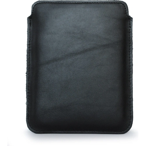 Skórzane etui LURESKO MASTER M na ebook 177x130x9mm (czarny gładki czarna nić) (PAP)