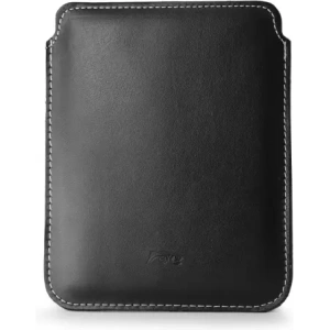 Wholesale LURESKO MASTER L leather case for ebook 198x139x9mm (black smooth with white thread) (INK) - LUR84 - {ean13} - Hurt