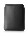 LURESKO MASTER L leather case for ebook 198x139x9mm (black smooth with white thread) (INK)