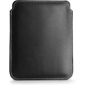 Hurtownia GSM - LURESKO MASTER L Ledertasche für E-Book 198x139x9mm (schwarz glatt mit weißem Faden) (INK) - LUR84 - {ean13} - Hurt