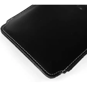 Wholesale LURESKO MASTER L leather case for ebook 198x139x9mm (black smooth with white thread) (INK) - LUR84 - {ean13} - Hurt