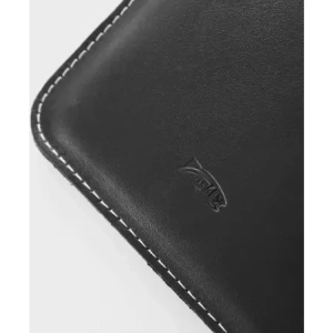 Hurtownia GSM - HUSĂ LURESKO MASTER L din piele pentru ebook 198x139x9mm (neagră netedă cu fir alb) (INK) - LUR84 - {ean13} - Hurt
