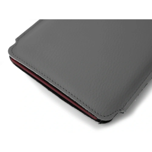 Skórzane etui wsuwane LURESKO na ebook 162x113x9mm (szary)