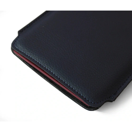 Skórzane etui wsuwane LURESKO na ebook 162x113x9mm (granatowy)