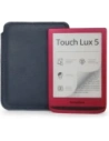 Wholesale LURESKO leather slip case for ebook 162x113x9mm (navy blue) - LUR87 - {ean13} - Hurt