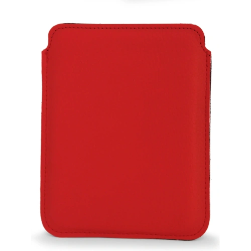 Skórzane etui wsuwane LURESKO na ebook 162x113x9mm (czerwony)