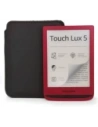 Hurtownia GSM - Skórzane etui wsuwane LURESKO na ebook 162x113x9mm (czarny) - LUR89 - {ean13} - Hurt