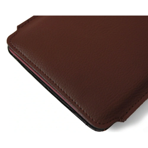 Skórzane etui wsuwane LURESKO na ebook 162x113x9mm (brązowy)
