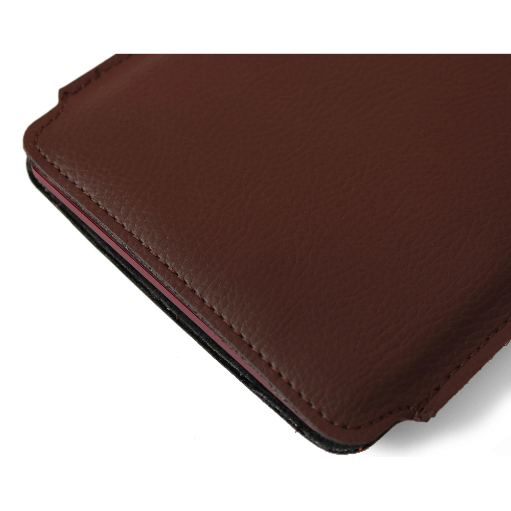 Wholesale LURESKO leather slipcase for ebook 162x113x9mm (brown) - LUR90 - {ean13} - Hurt