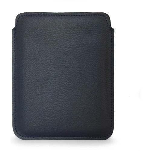 Skórzane etui wsuwane LURESKO na ebook 177x130x9mm (granatowy) (PAP)