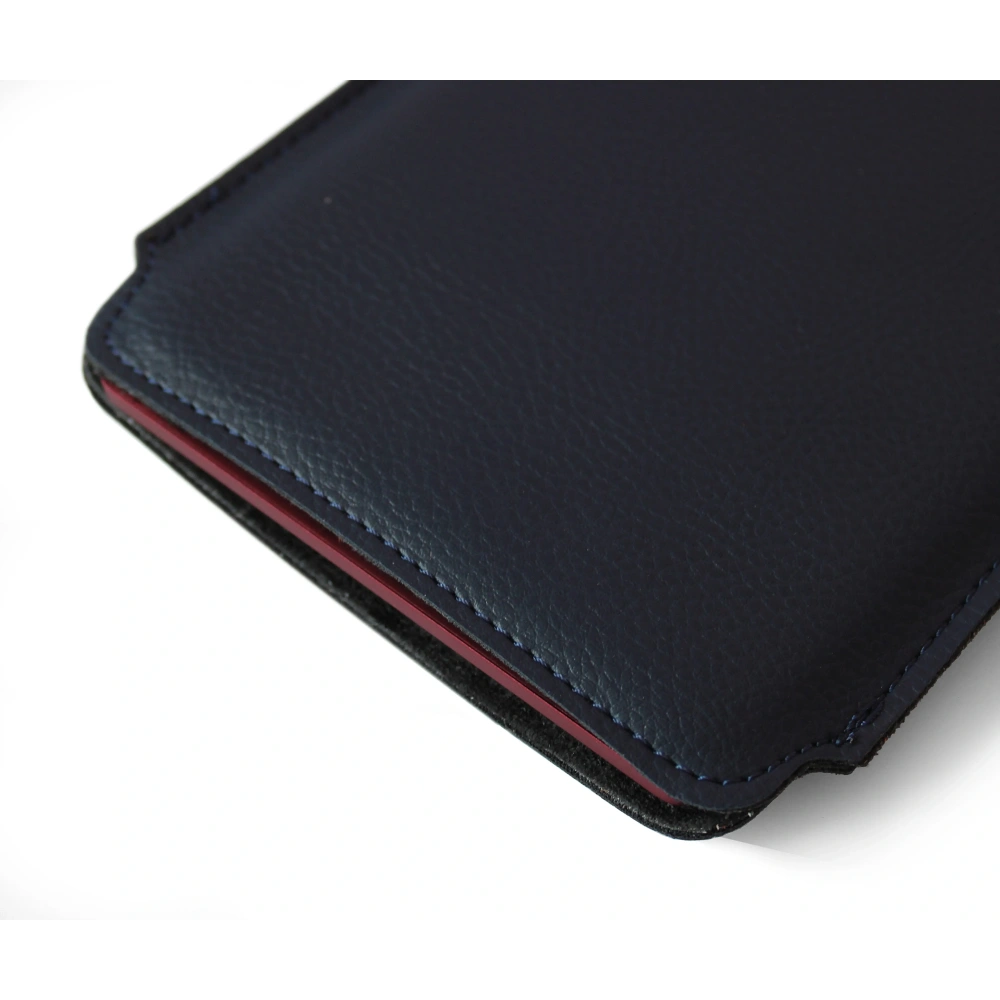 Wholesale LURESKO leather slip case for ebook 177x130x9mm (navy blue) (PAP) - LUR92 - {ean13} - Hurt