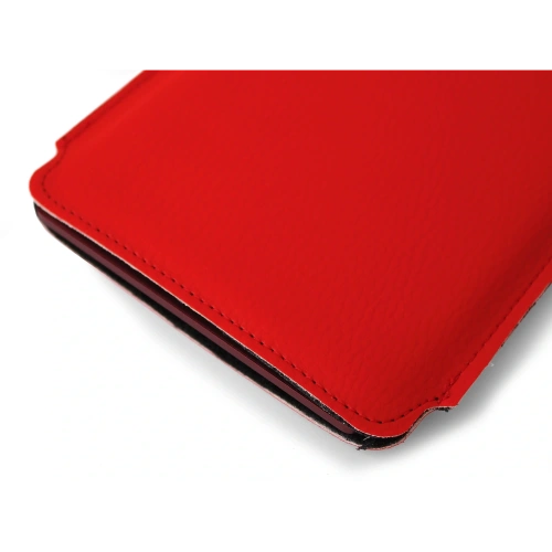 Skórzane etui wsuwane LURESKO na ebook 177x130x9mm (czerwony) (PAP)