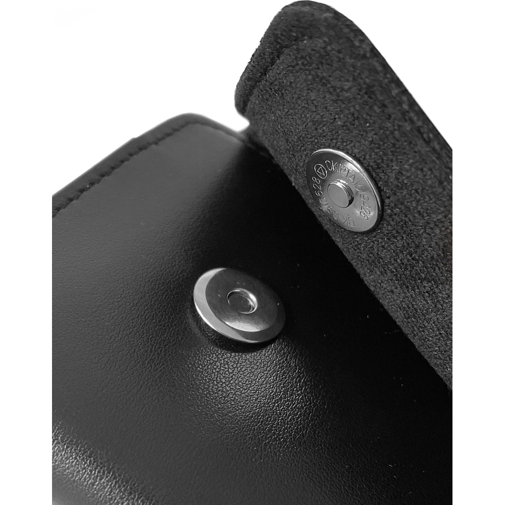 Wholesale LURESKO SUNNE XXL leather holster for belt 170x85x12 (flat magnet) (black smooth black thread) - LUR98 - {ean13} - Hurt
