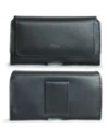 Wholesale LURESKO SUNNE XXL leather holster for belt 170x85x12 (flat magnet) (black smooth black thread) - LUR98 - {ean13} - Hurt