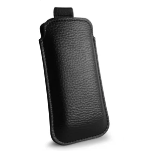 Wholesale LURESKO SLEEVE XS leather slip case for small phones / feature phones 119mm x 53mm (black) - LUR99 - {ean13} - Hurt