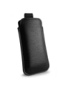 Wholesale LURESKO SLEEVE XS leather slip case for small phones / feature phones 119mm x 53mm (black) - LUR99 - {ean13} - Hurt