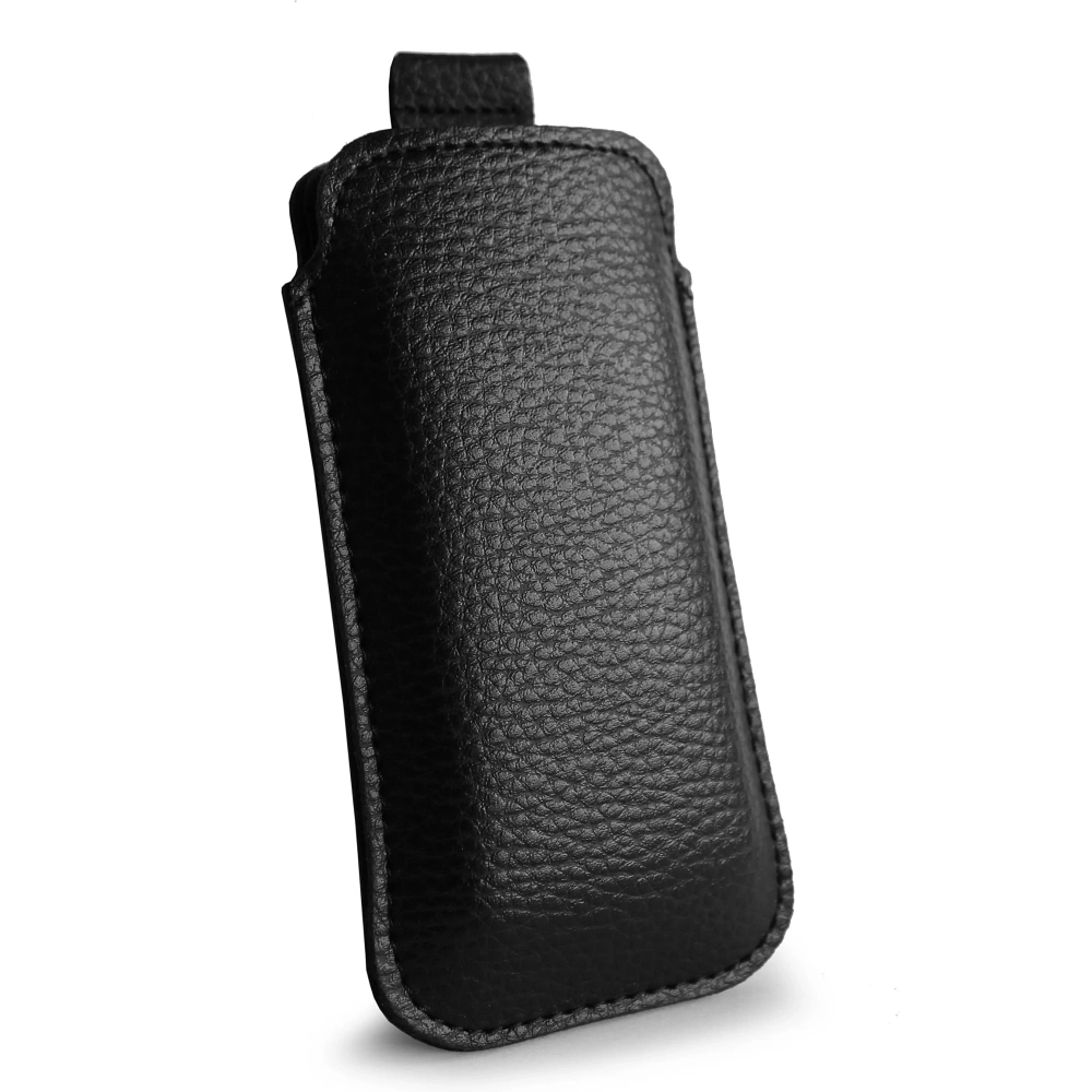 Wholesale LURESKO SLEEVE XS leather slip case for small phones / feature phones 119mm x 53mm (black) - LUR99 - {ean13} - Hurt