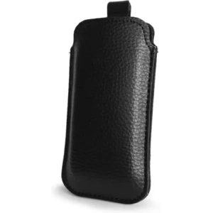 Hurtownia GSM - LURESKO SLEEVE XS kožené pouzdro pro malé telefony / funkční telefony 119mm x 53mm (černé) - LUR99 - {ean13} - Hurt