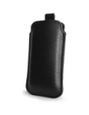 Wholesale LURESKO SLEEVE XS leather slip case for small phones / feature phones 119mm x 53mm (black) - LUR99 - {ean13} - Hurt