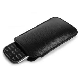 Hurtownia GSM - LURESKO SLEEVE XS kožené pouzdro pro malé telefony / funkční telefony 119mm x 53mm (černé) - LUR99 - {ean13} - Hurt