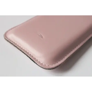 Wholesale LURESKO NEW LILLA XXXL leather slipcase for phone 6.5' - 6.9' (smooth pink with white thread) - LUR103 - {ean13} - Hurt