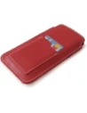Wholesale LURESKO NEW ASTER XXXL universal leather case with a loop for a strap for phone sizes 6.5' - 6.9' (red with white thread) - LUR106 - {ean13} - Hurt