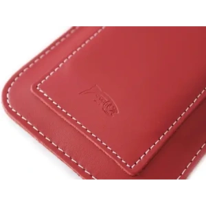 Wholesale LURESKO NEW ASTER XXXL universal leather case with a loop for a strap for phone sizes 6.5' - 6.9' (red with white thread) - LUR106 - {ean13} - Hurt