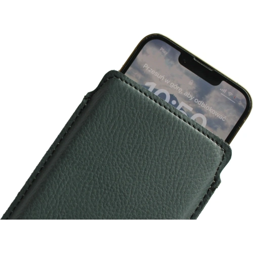 Skórzana wsuwka LURESKO LILNER XXXL na telefon ECO (szary)