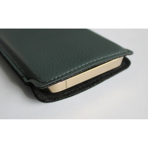 Skórzana wsuwka LURESKO LILNER XXL na telefon ECO (szary)