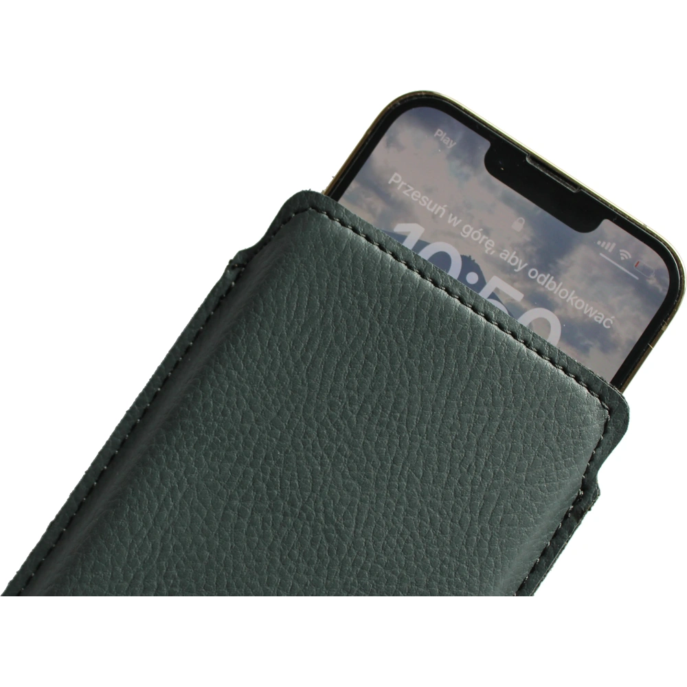 Hurtownia GSM - LURESKO LILNER XXL kožené pouzdro na telefon ECO (šedé) - LUR111 - {ean13} - Hurt