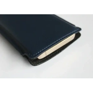 Hurtownia GSM - LURESKO LILNER XXL Lederschutzhülle für Handy ECO (blau) - LUR112 - {ean13} - Hurt