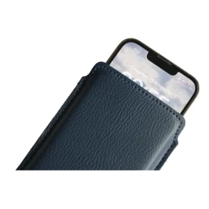 Wholesale LURESKO LILNER XXL leather slipcase for phone ECO (blue) - LUR112 - {ean13} - Hurt