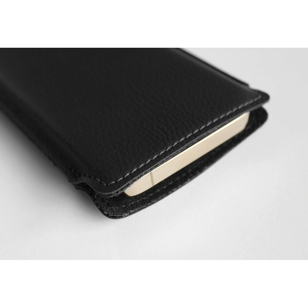 Hurtownia GSM - LURESKO LILNER XXL Leder-Schutzhülle für Handy ECO (schwarz) - LUR113 - {ean13} - Hurt